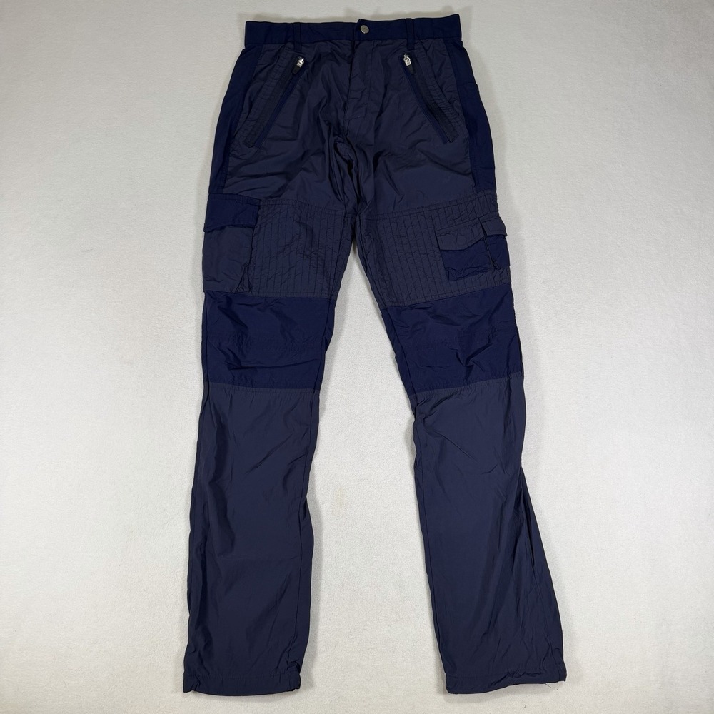 Kith Cargo Pants Mens‎ 28x32 Blue Nylon Tapered Outdoor Nature Gorp City Modern